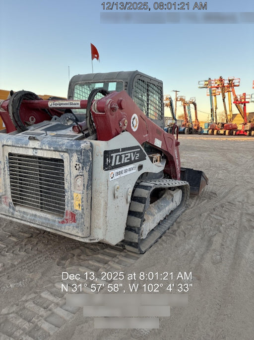 2020 Takeuchi TL12V2-CR Cab, Rubber Track