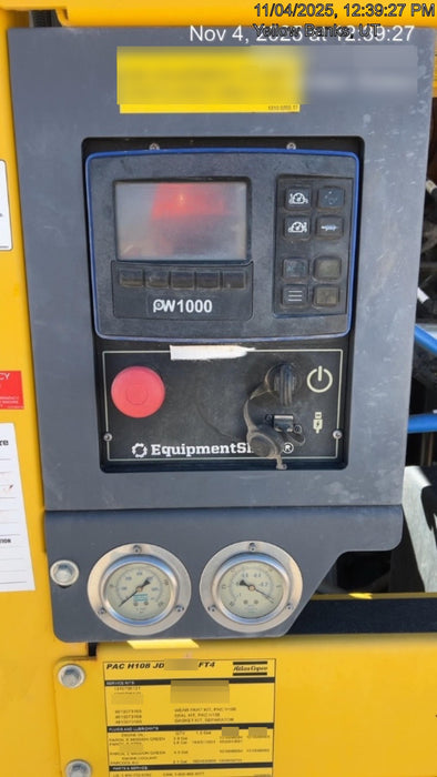 2022 ATLAS COPCO PAC H108 JD