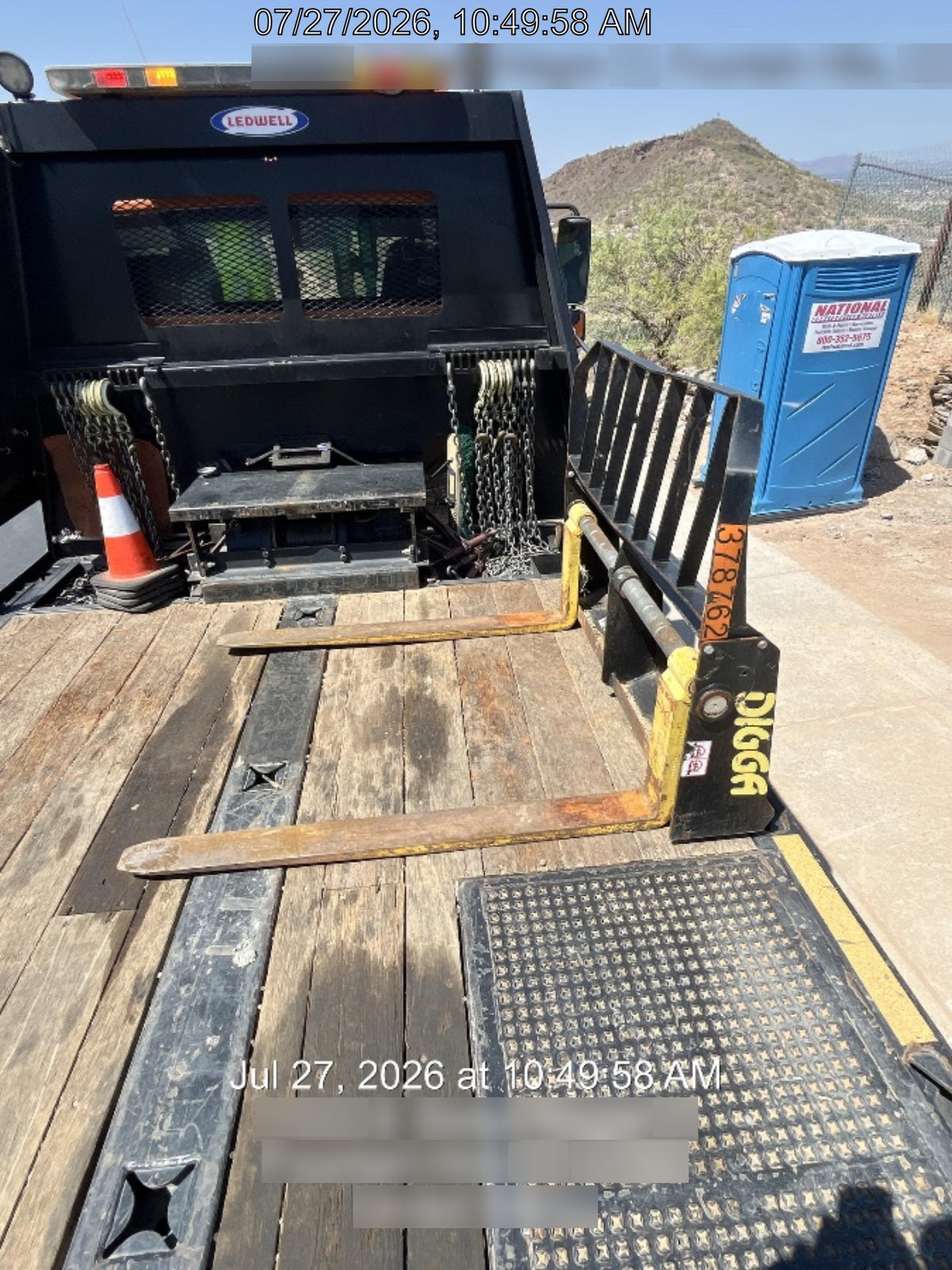 2023 DIGGA 48" Pallet Forks - Digga