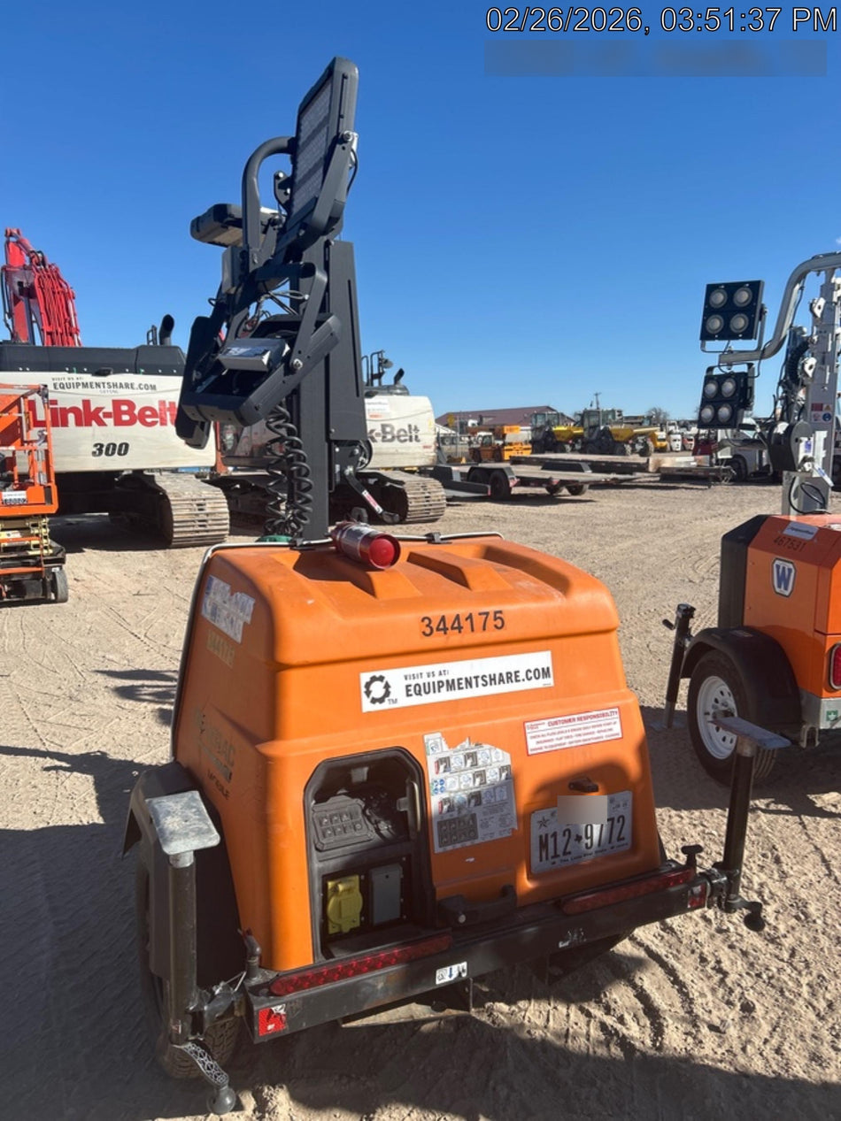 2023 Generac MLT2 Diesel, Flex Switch 120V Input, Powerzone Controller, (4) 320W LED Lights, 4kW Generator, 39.9 Gal Fuel Tank, 2" Ball, T3