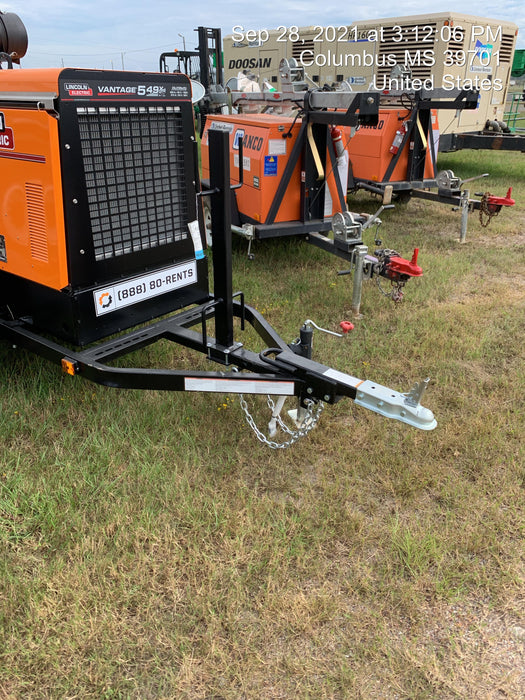 2021 Lincoln Electric Vantage 549X Ready Pak 3, ORANGE (includes trailer, cable rack, fender light kit)