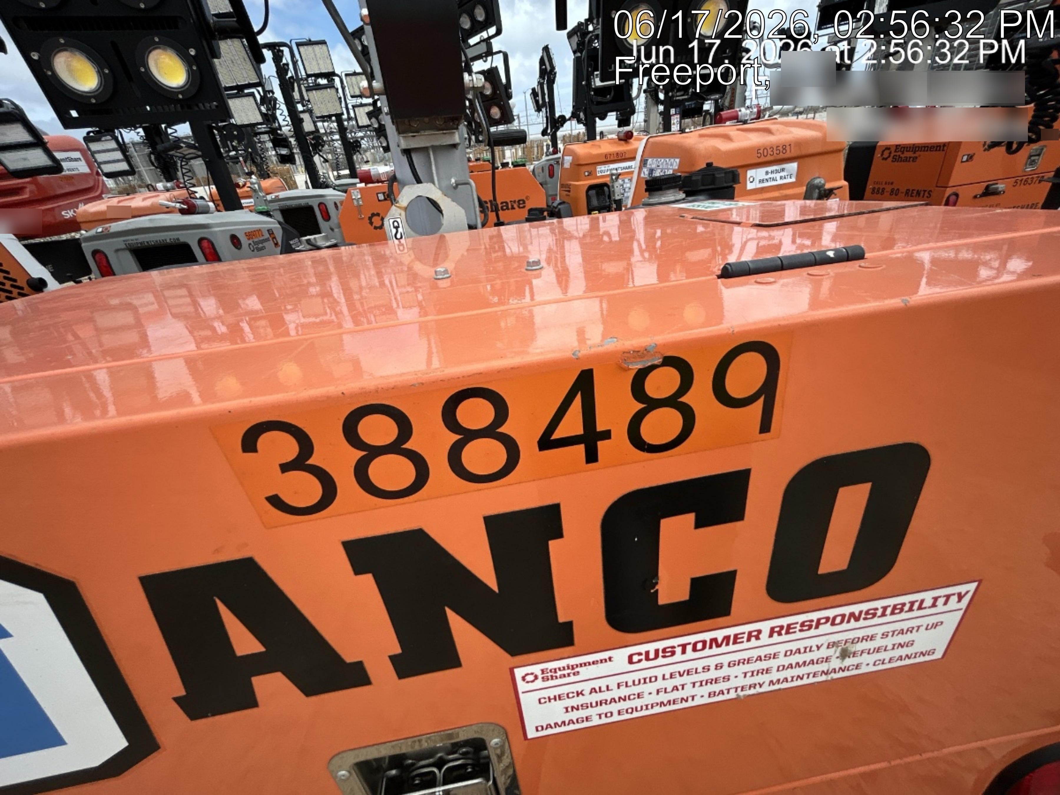 2024 Wanco WLTT-4MM4K Diesel, Deep Sea Controller, Shore Power Plug, Auto Start, (4) 350W LED Floodlights, 4kW Generator, 60 Gal Fuel Tank, 2" Ball, T3