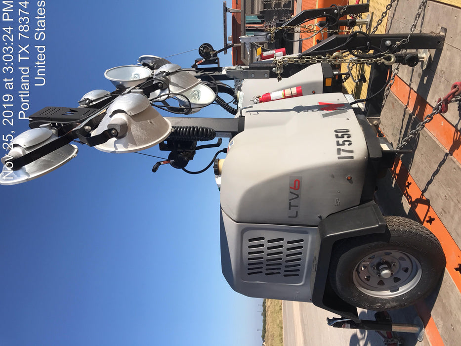 Wacker Neuson LTV6K-MH Wacker Neuson LTV6K Mobile Light Tower w/Fuel Level Sensor Installed