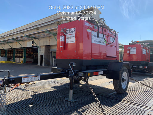 2022 Shindaiwa DGW400MDL Kubota D902 Engine, 23 HP, Dual Op Welder, Wire, Arc, Droop Stick, Tig, and CC Stick Functionality, Simulphase, 3 Phase and 1 Phase Gen Output, Single Axle NB Trlr, Slr Trckl Chrg 12V 12W, Fire Ext