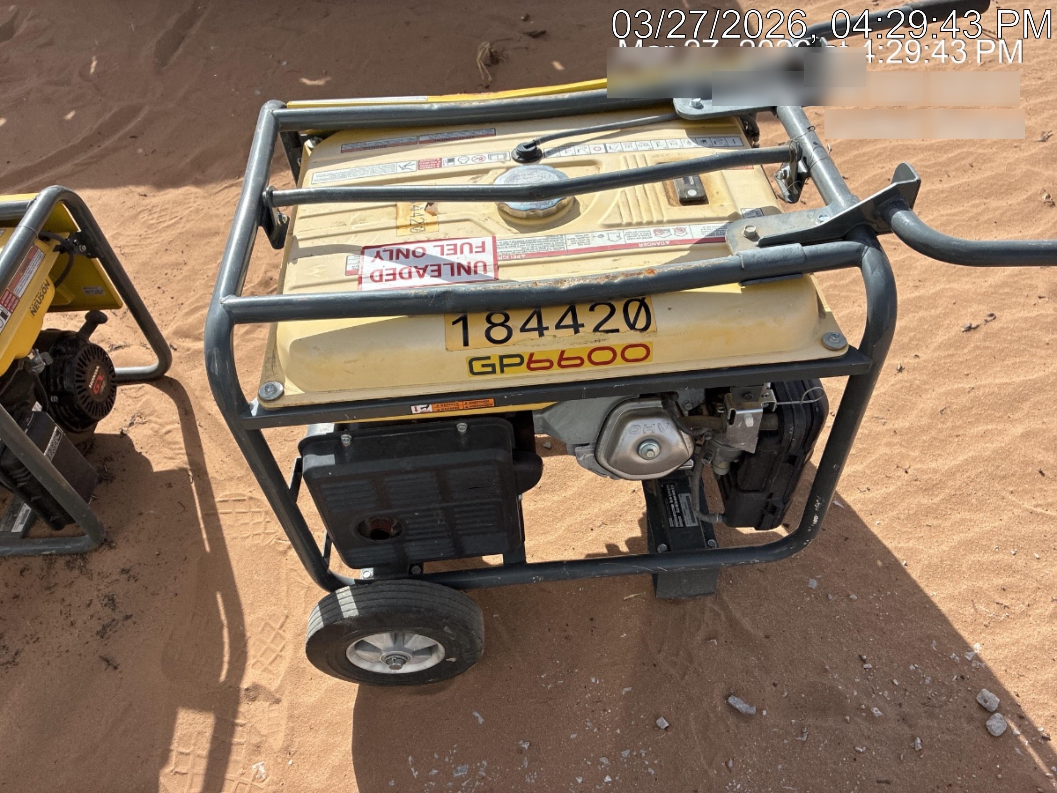 2022 WACKER NEUSON GP6600A