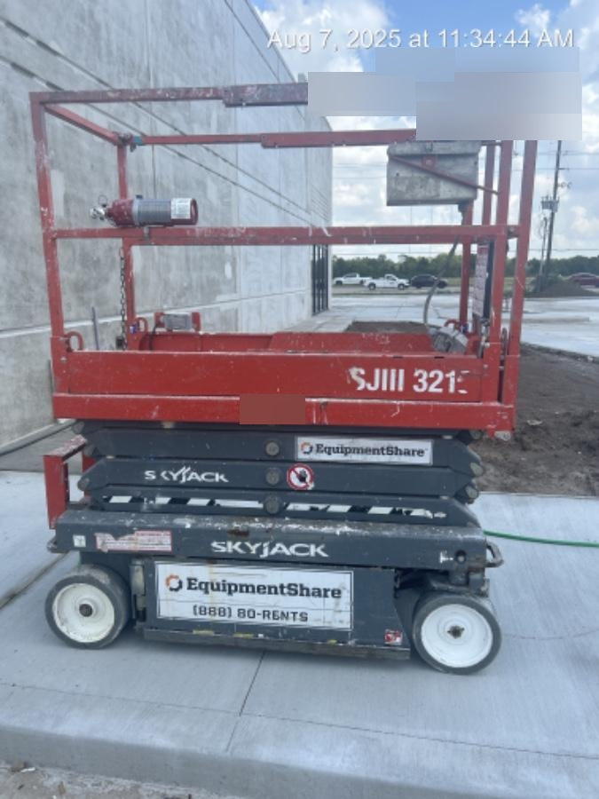 2019 Skyjack SJIII-3219 Standard Options