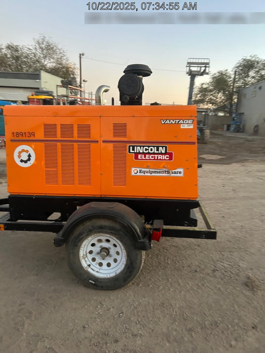 2021 Lincoln Electric Vantage 549X Ready Pak 3, ORANGE (includes trailer, cable rack, fender light kit)