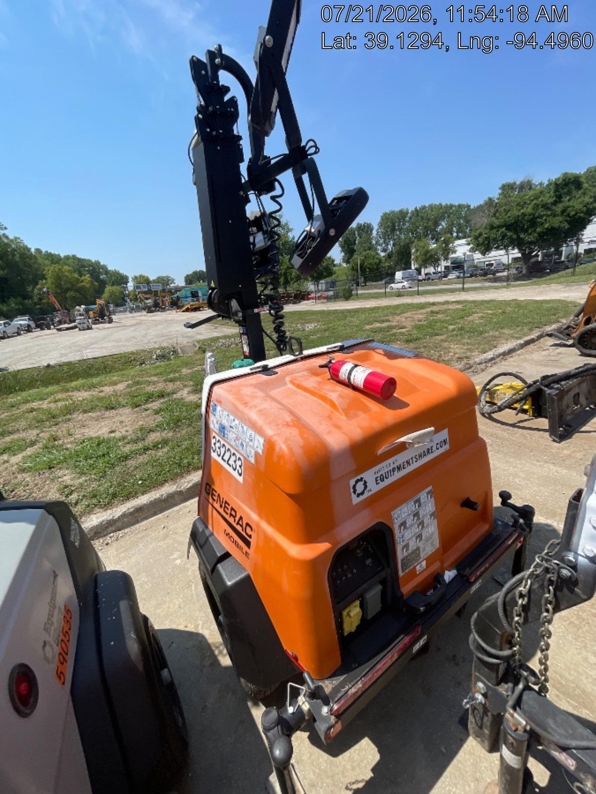2023 Generac MLT2 Diesel, Flex Switch 120V Input, Powerzone Controller, (4) 320W LED Lights, 4kW Generator, 39.9 Gal Fuel Tank, 2" Ball, T3