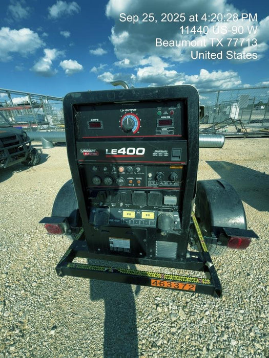 2024 Lincoln Electric LE400 Kubota V1505, Trlr, Cable Rack, Light Kit, ES Decals, T3