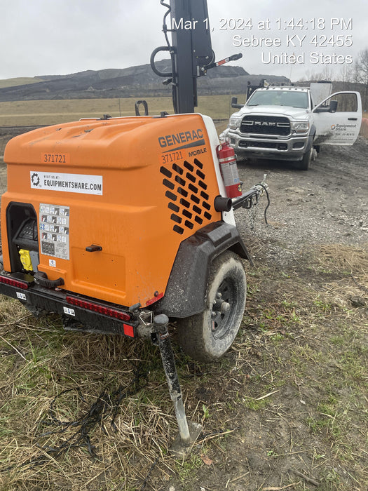 2023 Generac MLT2 Diesel, Flex Switch 120V Input, Powerzone Controller, 
(4) 320W LED Lights, 4kW Generator, 39.9 Gal Fuel Tank, 2" Ball, T3
