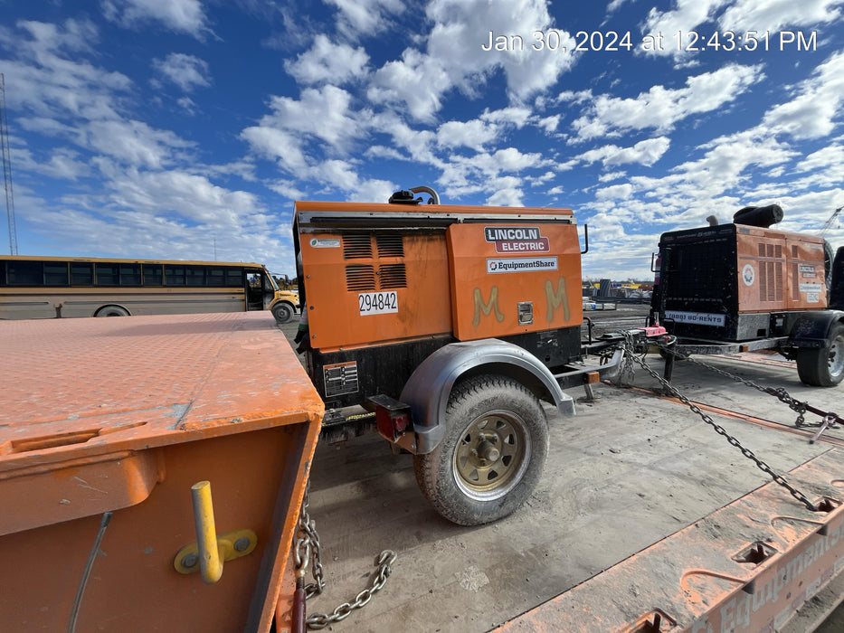 2023 Lincoln Electric LE400 Kubota V1505, Trlr, Cable Rack, Light Kit, ES Decals, T3