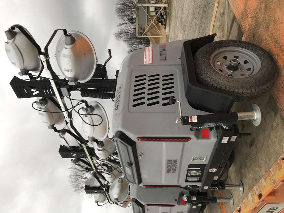 2019 Wacker Neuson LTV6L-MH Wacker Neuson LTV6L Mobile Light Tower w/Fuel Level Sensor Installed