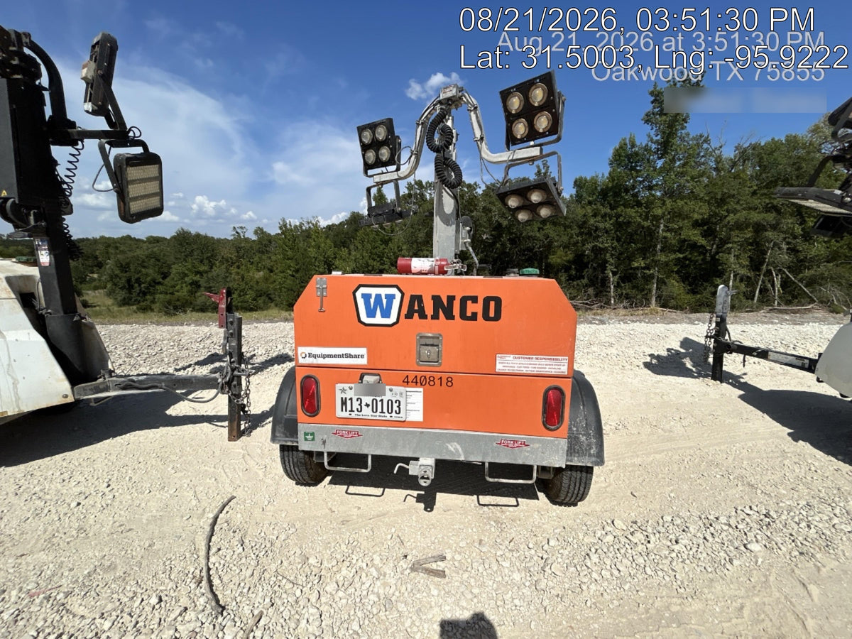 2024 Wanco WLTT-4MM4K Diesel, Deep Sea Controller, Shore Power Plug, Auto Start, (4) 350W LED Floodlights, 4kW Generator, 60 Gal Fuel Tank, 2" Ball, T3