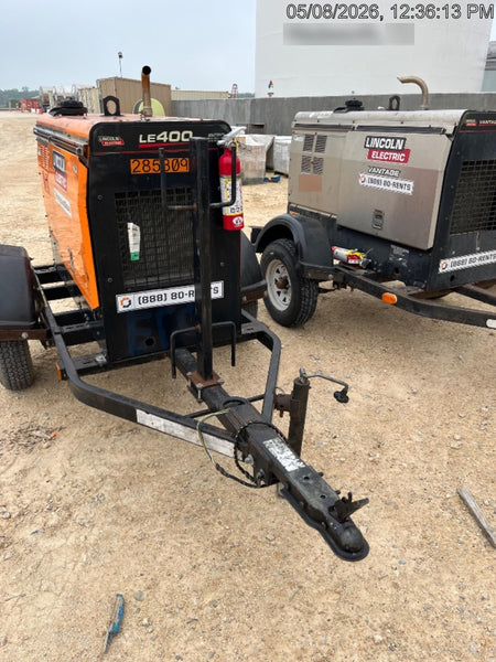 2022 Lincoln Electric LE400 Kubota V1505, Trlr, Cable Rack, Light Kit, ES Decals, T3