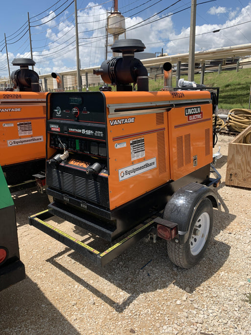 2021 Lincoln Electric Vantage 549X Ready Pak 3, ORANGE (includes trailer, cable rack, fender light kit)