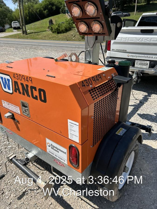 2024 Wanco WLTT-4MM4K Diesel, Deep Sea Controller, Shore Power Plug, Auto Start, (4) 350W LED Floodlights, 4kW Generator, 60 Gal Fuel Tank, 2" Ball, T3