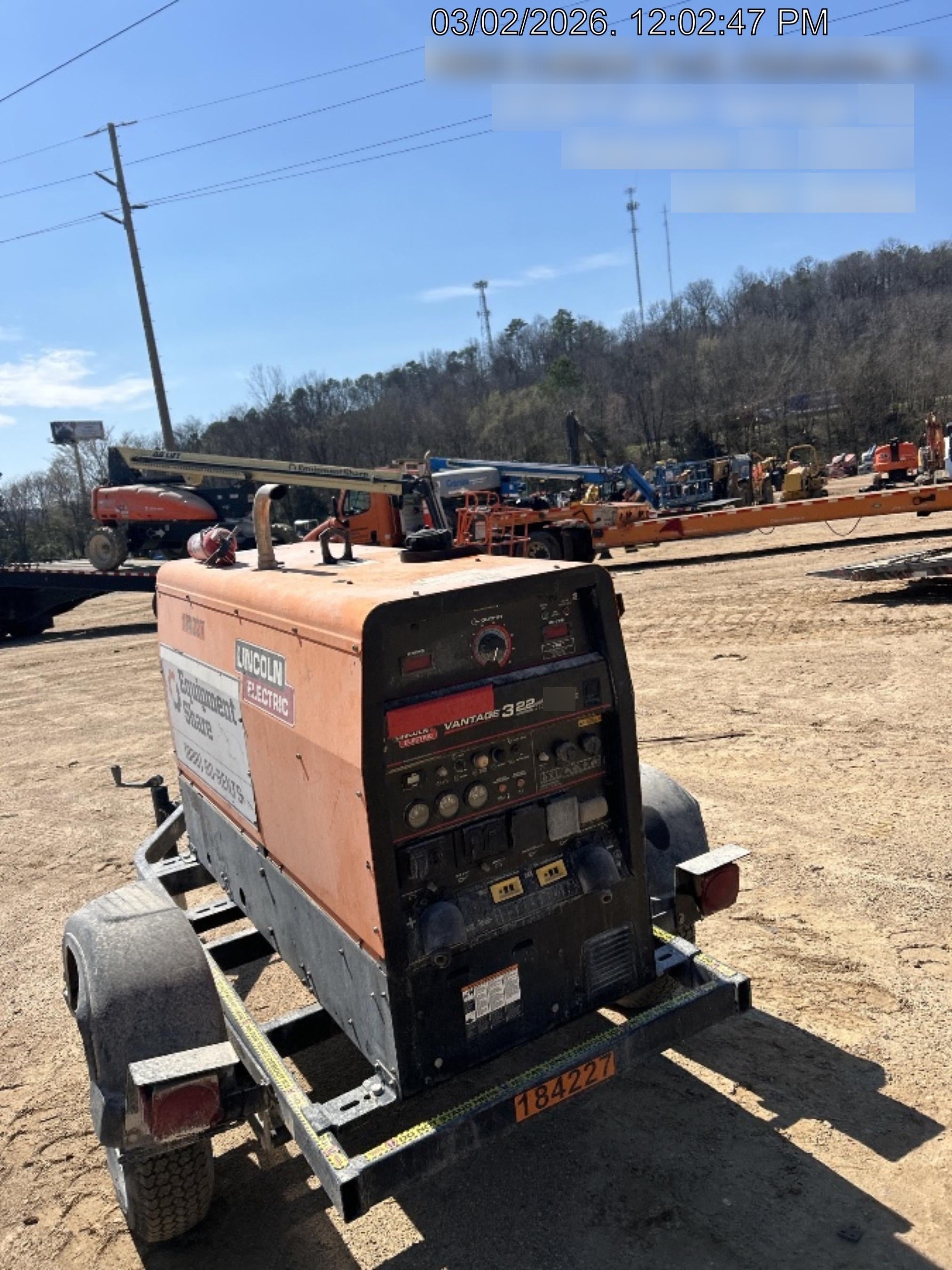 2021 Lincoln Electric Vantage 322 VANTAGE 322 READY-PAK 3