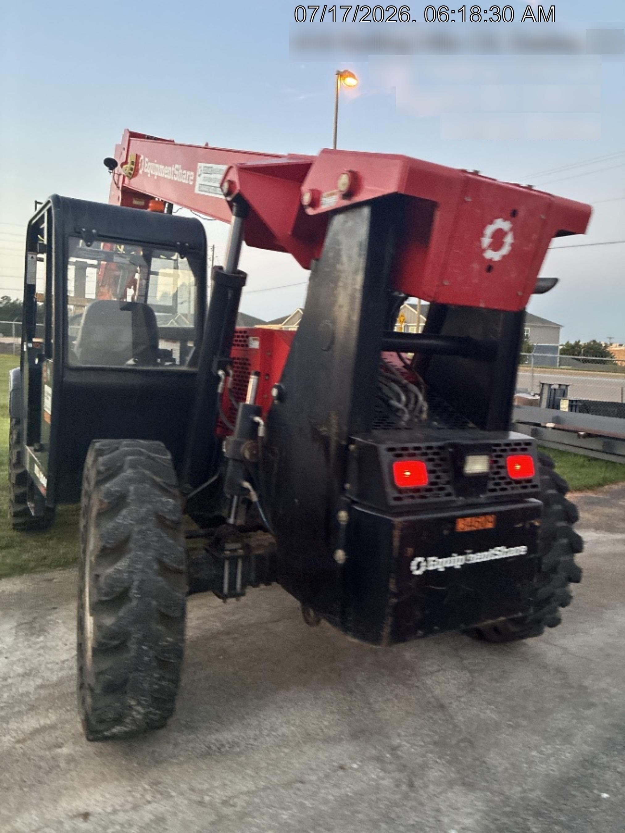 2019 Manitou MTA8044 74hp T4F, Open ROPS, Cab and Boom LED work lights, Auxiliary Hydraulics, Solid Tires, Amber strobe, Lift Hook 66" Carriage, 60" Forks