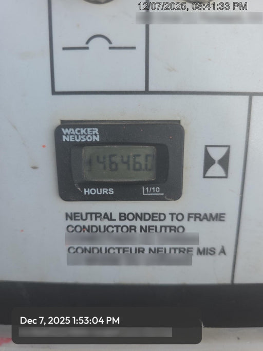 2019 Wacker Neuson LTV6L-MH Standard Options, ES Track Hardware, Fuel Level Sensor