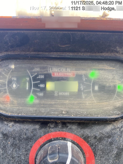 2021 Lincoln Electric Vantage 549X Ready Pak 3, ORANGE (includes trailer, cable rack, fender light kit)