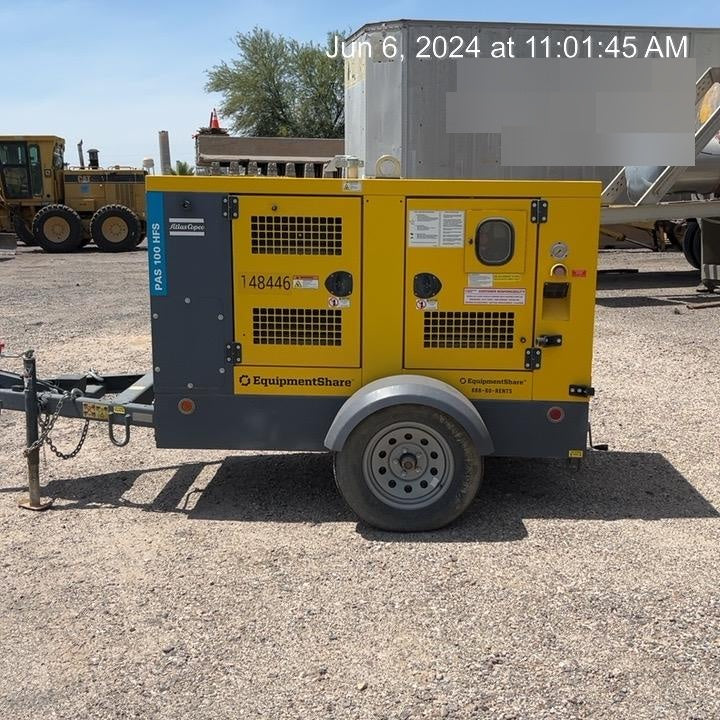 2021 ATLAS COPCO PAS 100 HF CS Enclosed