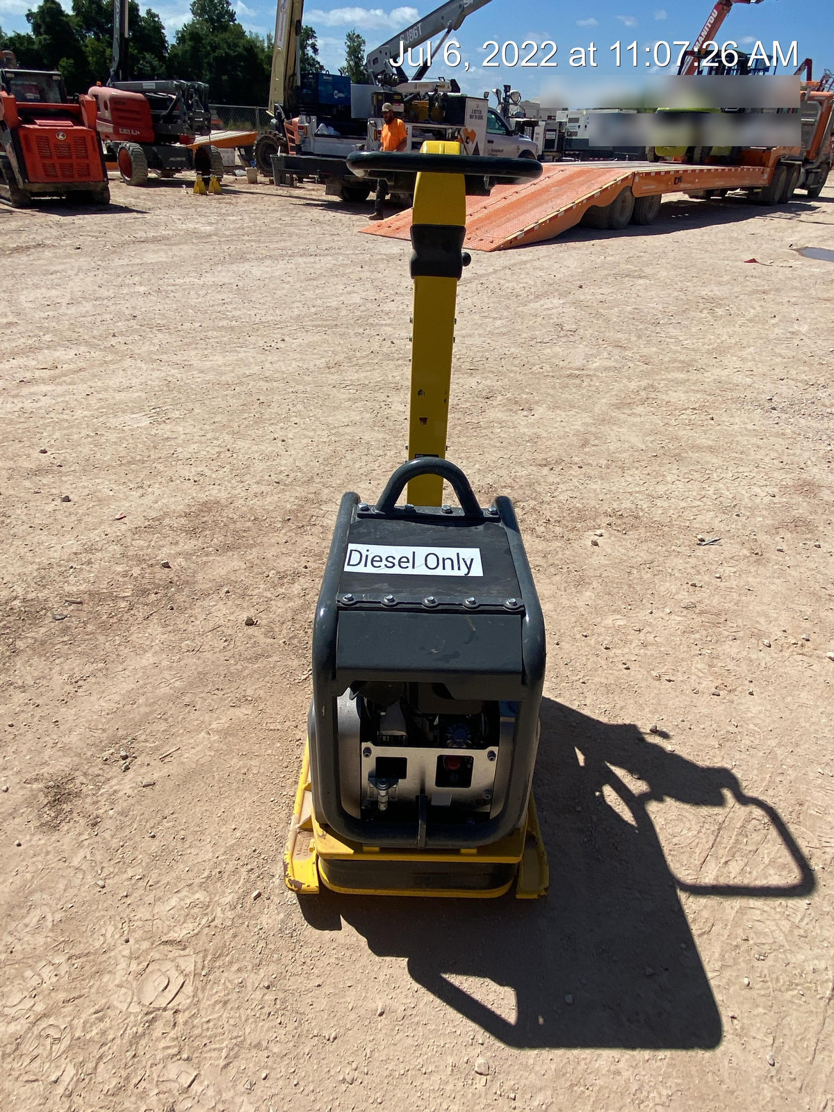 2020 Wacker Neuson DPU4545HEH Reversible Plate Compactor, Diesel