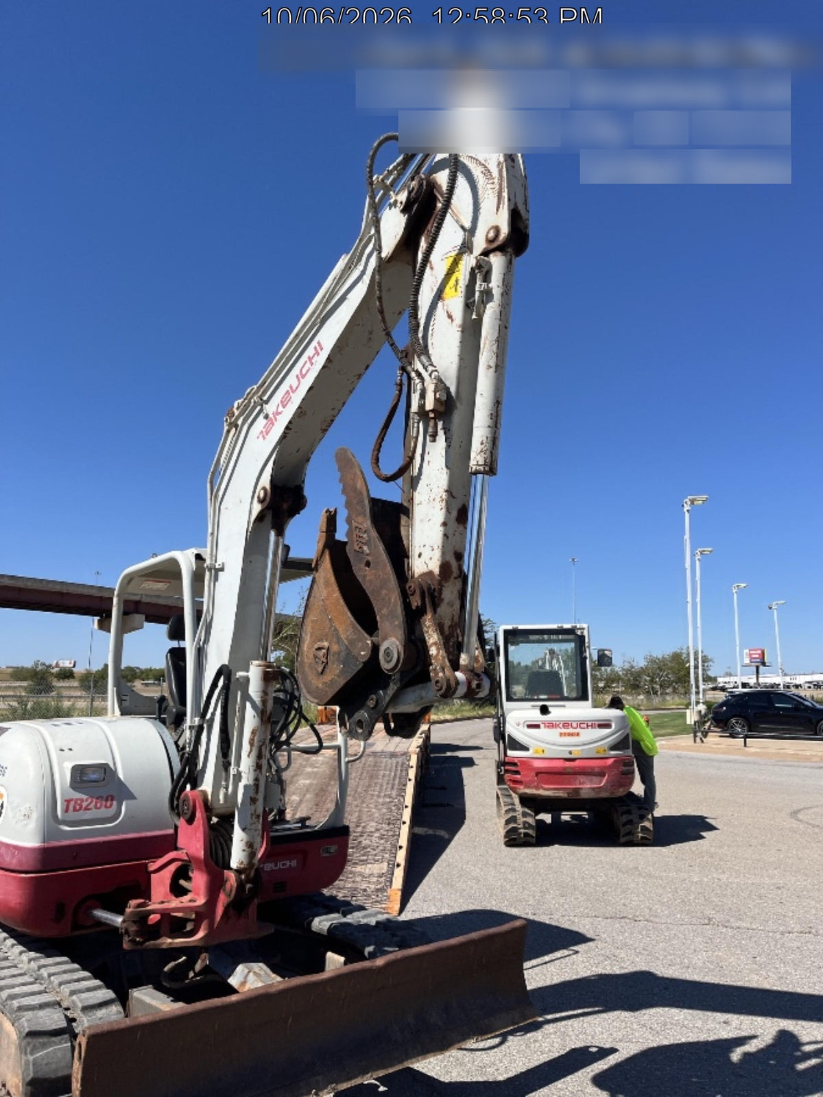 2019 Takeuchi TB260 Takeuchi TB260 Canopy w/Rubber Tracks, Auxiliary Hydraulics, Standard Blade, Manual QC