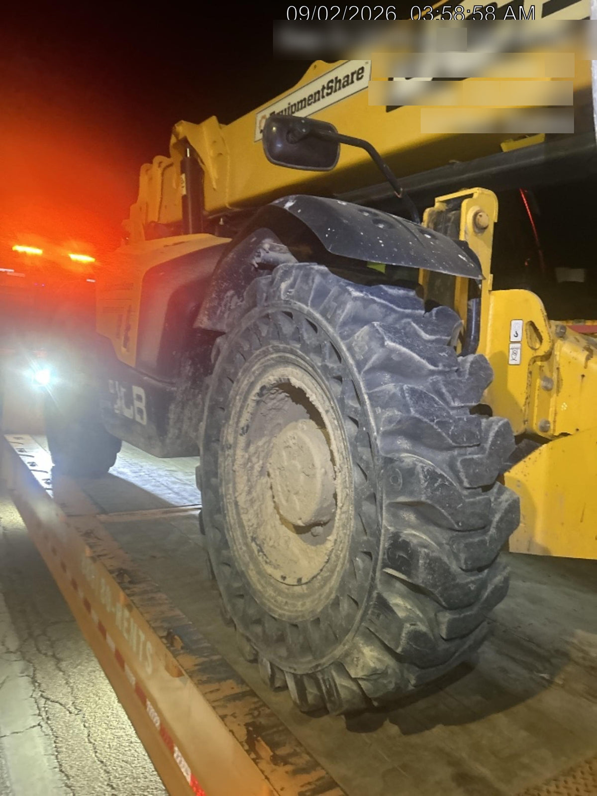 2020 JCB 512-56 Canopy, 74Hp, Solid Tires, Work Lights, Beacon, Aux Hydraulics, Back up Alarm, Lifting Eye, ES Decals
