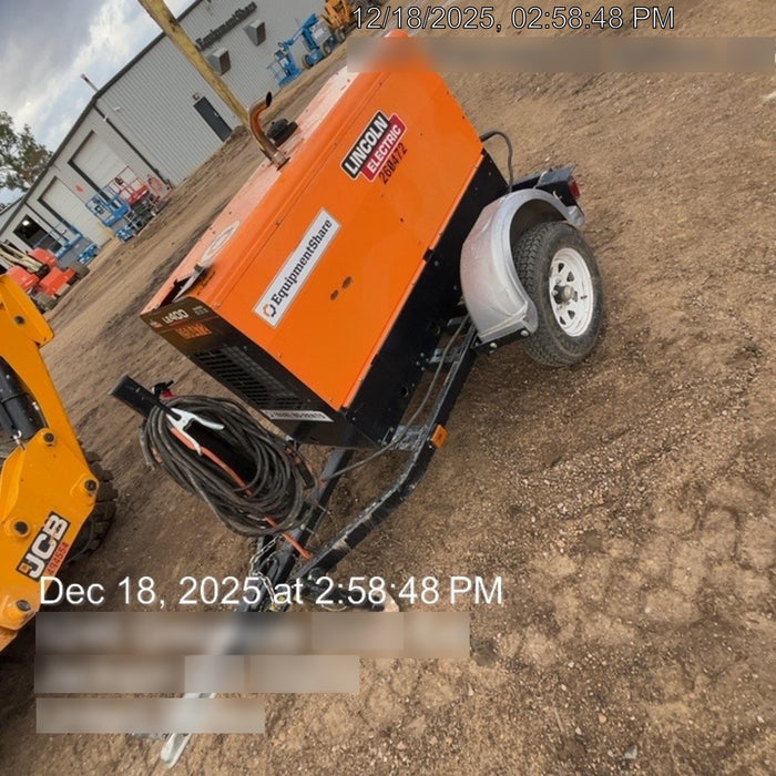 2022 Lincoln Electric LE400 Kubota V1505, Trlr, Cable Rack, Light Kit, ES Decals, T3