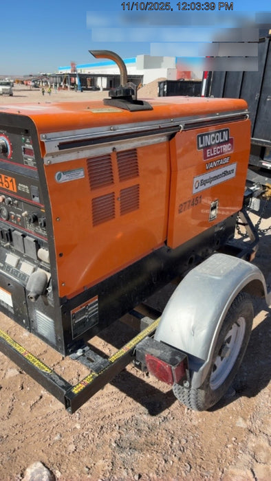 2022 Lincoln Electric LE400 Kubota V1505, Trlr, Cable Rack, Light Kit, ES Decals, T3