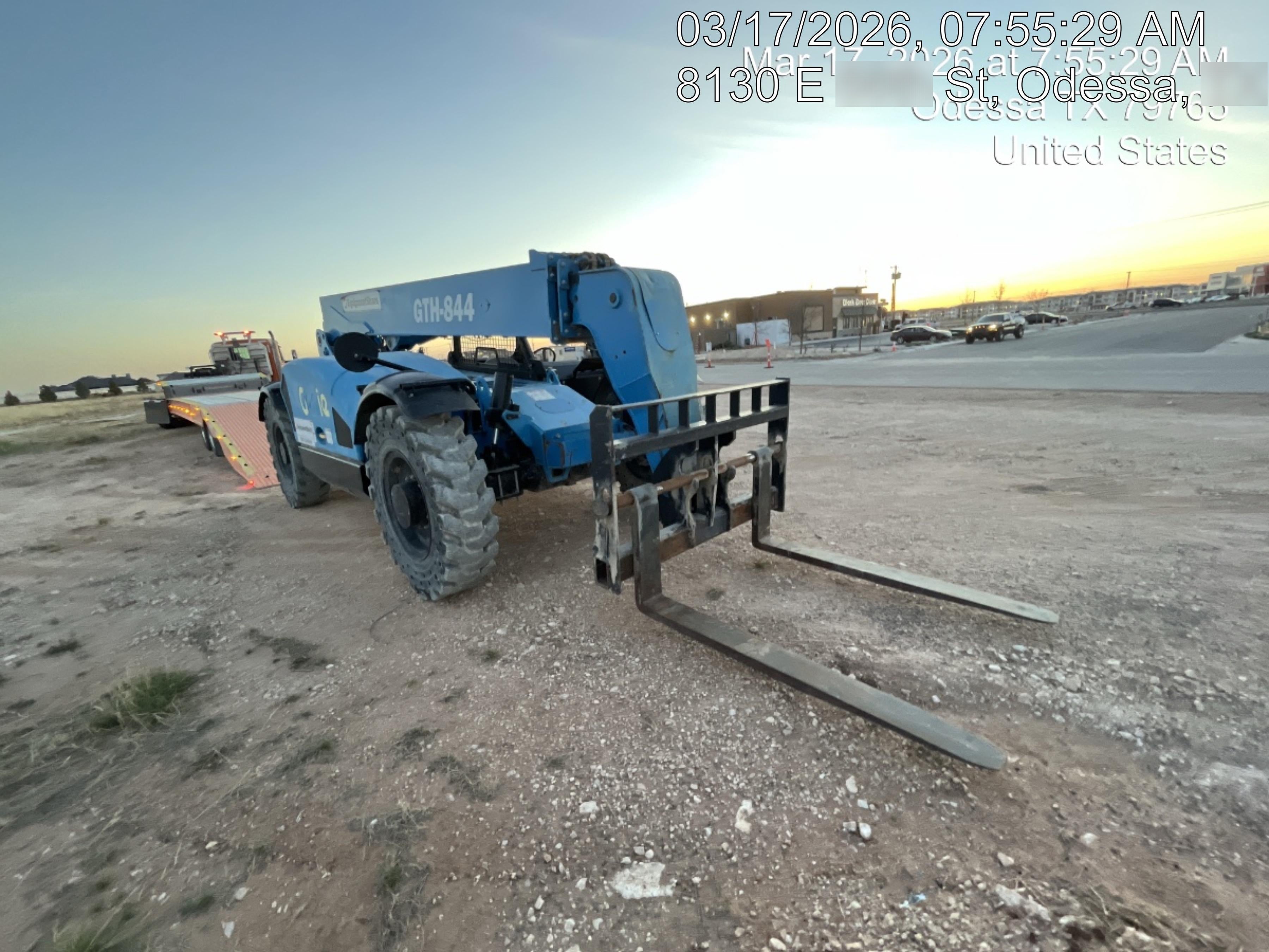 2017 Genie GTH-844 Genie GTH844, 60" Carriage, Solid Tires