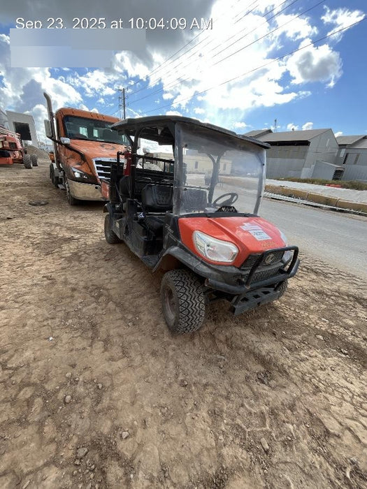 2022 Kubota RTV-X1140W-H Plastic Canopy, Windshield Acrylic Clear, LED Strobe Light, Wire Harness Kit, Back up Alarm