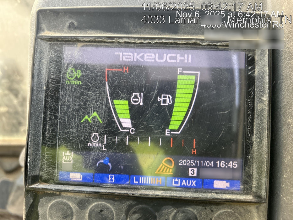 2019 Takeuchi TB290 Takeuchi TB290 Cab/Heat/AC w/Rubber Tracks, Auxiliary Hydraulics, Dozer Blade, Manual QC