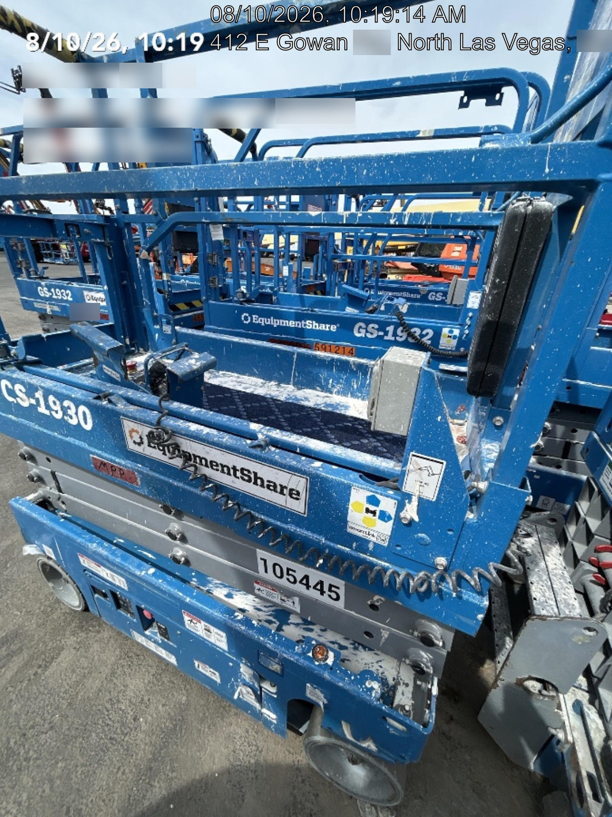 2020 Genie GS-1930 Solid Non Marking Tires, Beacon, Folding rails with half height swing gate, 800W Inverter