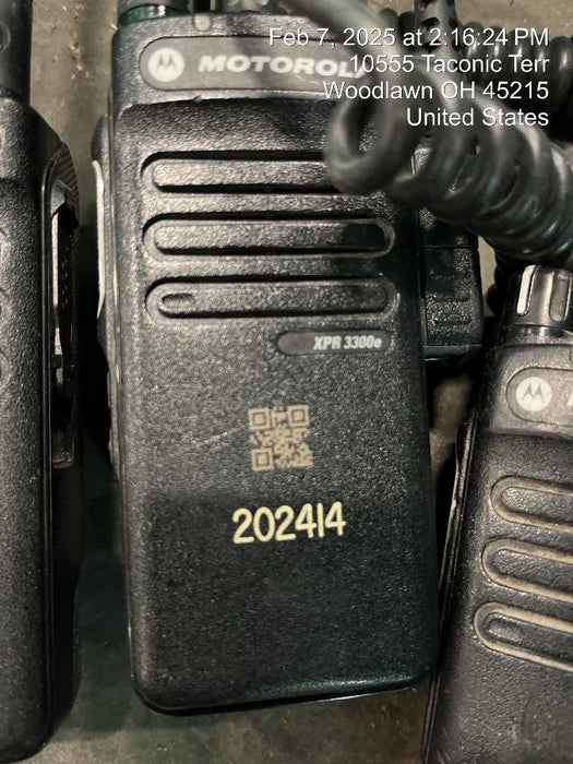 2021 MOTOROLA XPR3300E