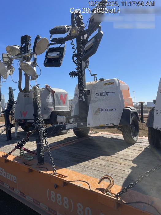 2024 Generac MLT2 Diesel, Flex Switch 120V Input, Powerzone Controller, 
(4) 320W LED Lights, 4kW Generator, 39.9 Gal Fuel Tank, 2" Ball, T3