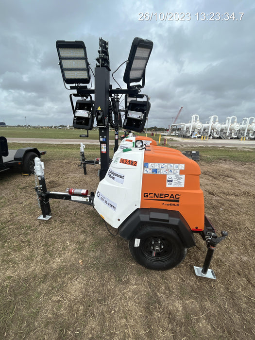 2023 Generac MLT2 Diesel, Flex Switch 120V Input, Powerzone Controller, 
(4) 320W LED Lights, 4kW Generator, 39.9 Gal Fuel Tank, 2" Ball, T3