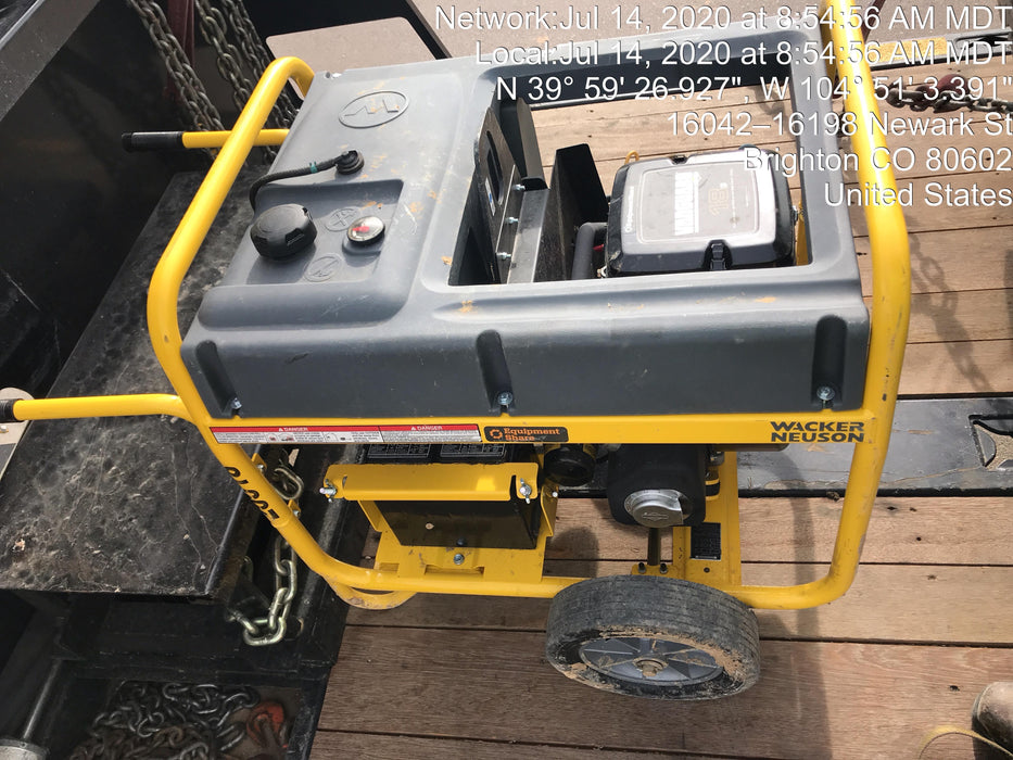 2018 Wacker Neuson GPS9700V Wacker Neuson GPS9700V Portable Generator