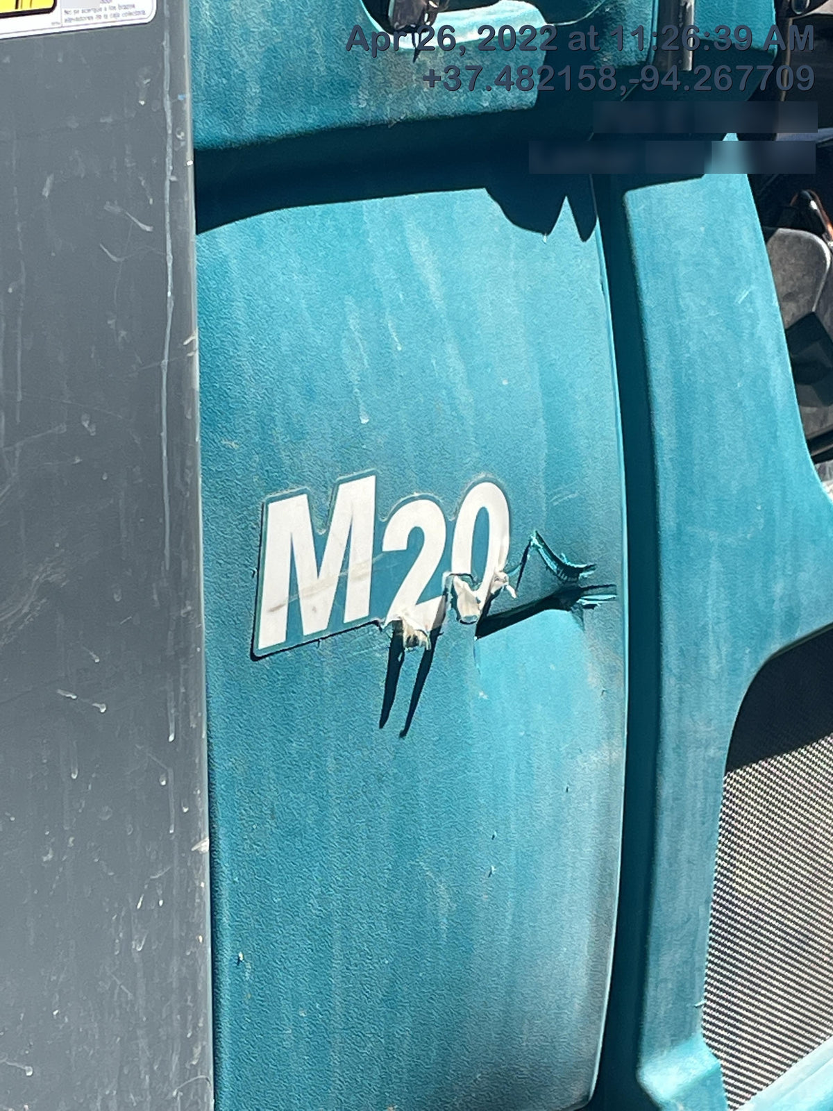 2020 TENNANT M20