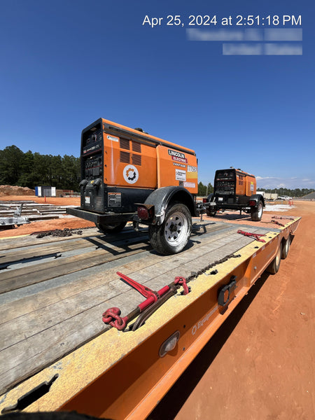 2021 Lincoln Electric Vantage 322 Vantage 322 Ready Pak 3 w/ Decals, ORANGE (includes trailer, cable rack, fender light kit) NO Telematics