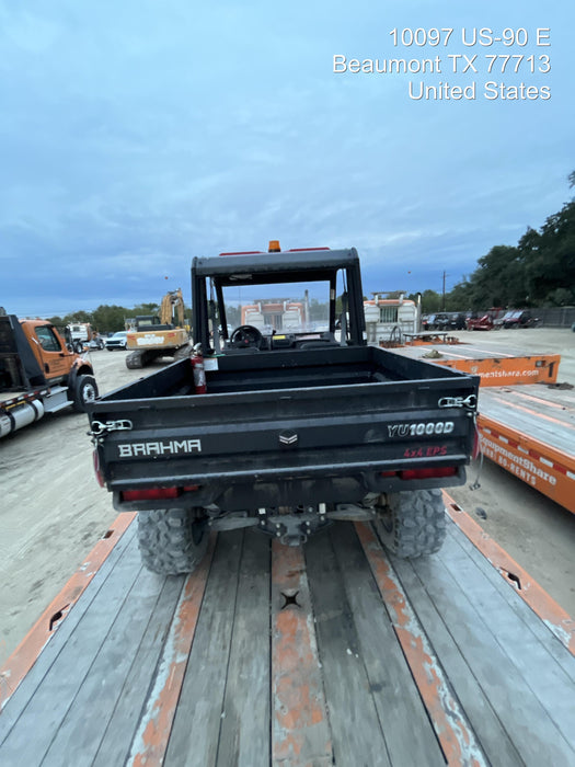 2021 Yanmar YU1000 Canopy, Steel Wheel, Poly WindShield, Beacon, Backup Alarm