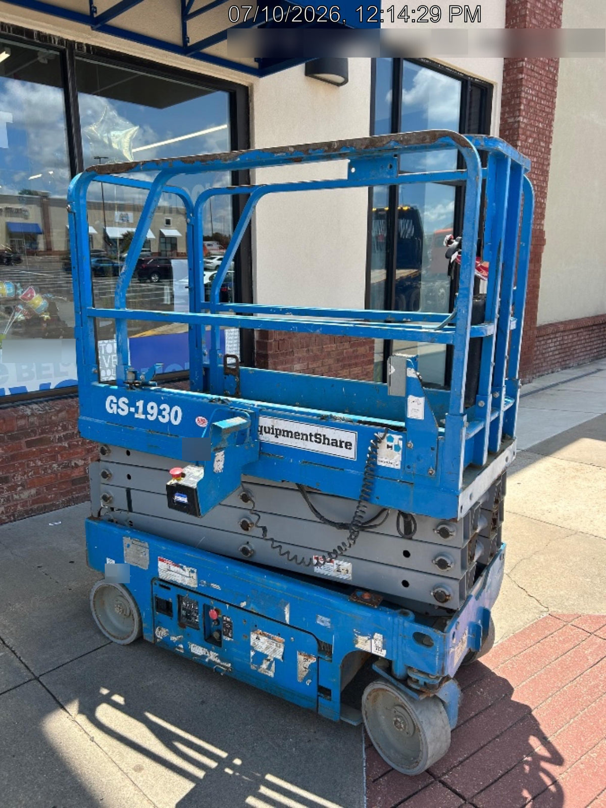 2019 Genie GS-1930 Fixed Rails with Chain Entry