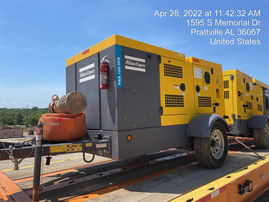 2020 ATLAS COPCO PAS 150 HF CS Enclosed