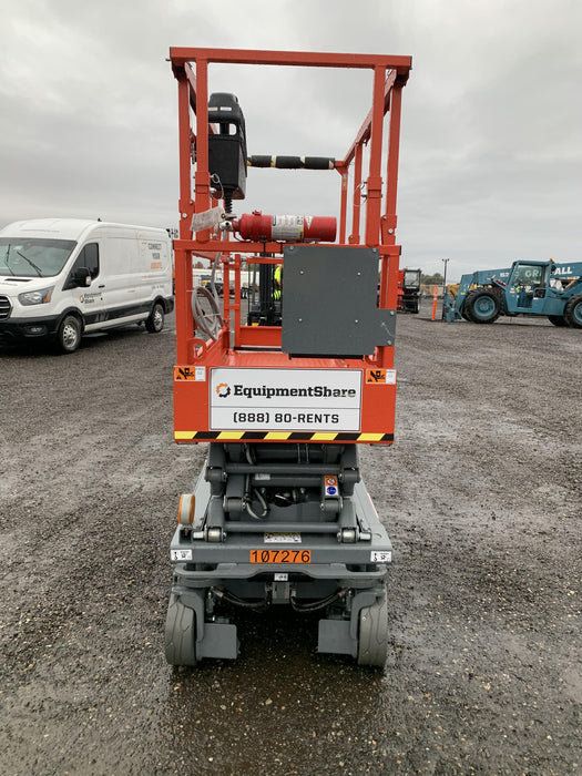 2020 Skyjack SJIII-3219 Solid NM Tires, Half height spring hinged entry gate, Dual Beacons, 800W Inverter