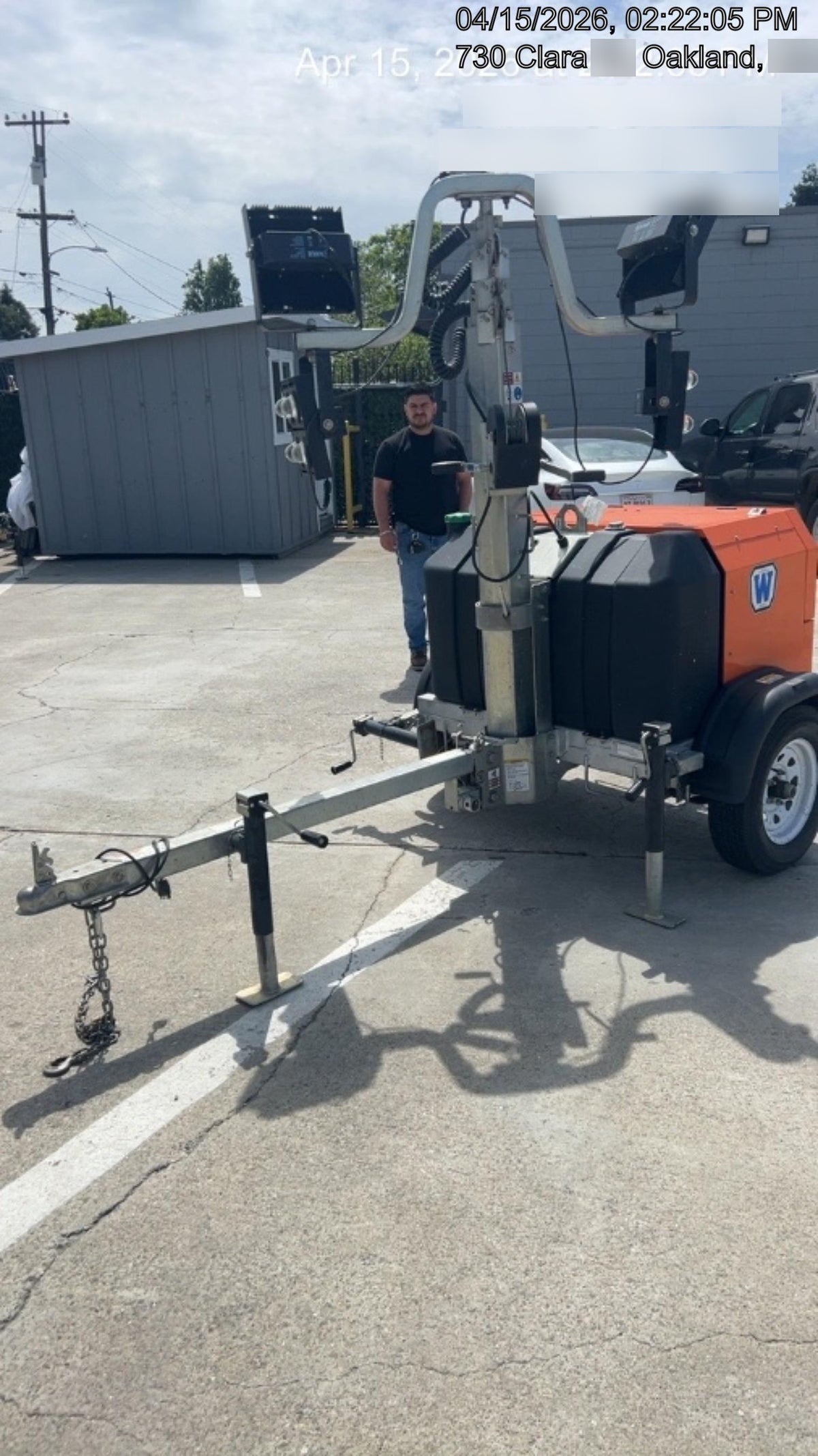 2024 Wanco WLTT-4MM4K Diesel, Deep Sea Controller, Shore Power Plug, Auto Start, (4) 350W LED Floodlights, 4kW Generator, 60 Gal Fuel Tank, 2" Ball, T3