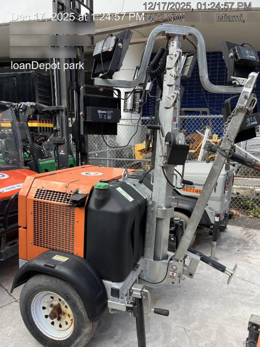 2023 Wanco WLTT-4MM4K Diesel, Deep Sea Controller, Shore Power Plug, Auto Start, (4) 350W LED Floodlights, 4kW Generator, 60 Gal Fuel Tank, 2" Ball, T3