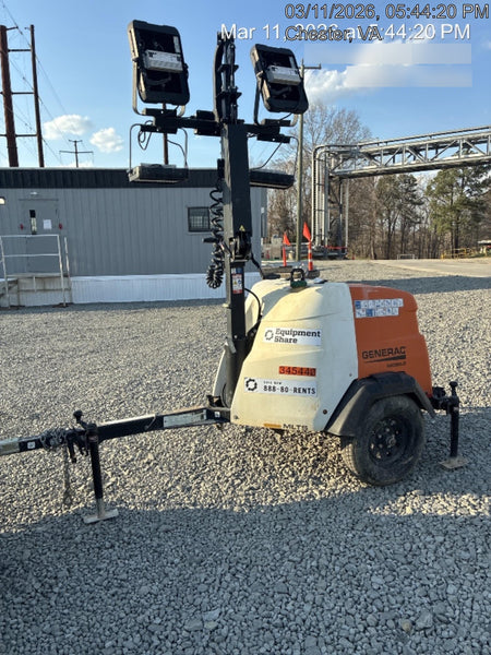 2023 Generac MLT2 Diesel, Flex Switch 120V Input, Powerzone Controller, (4) 320W LED Lights, 4kW Generator, 39.9 Gal Fuel Tank, 2" Ball, T3