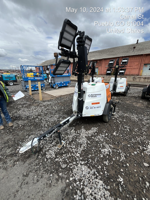 2023 Generac MLT2 Diesel, Flex Switch 120V Input, Powerzone Controller, 
(4) 320W LED Lights, 4kW Generator, 39.9 Gal Fuel Tank, 2" Ball, T3