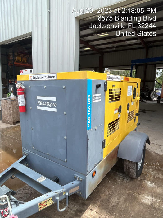 2020 ATLAS COPCO PAS 100 HF CS Enclosed