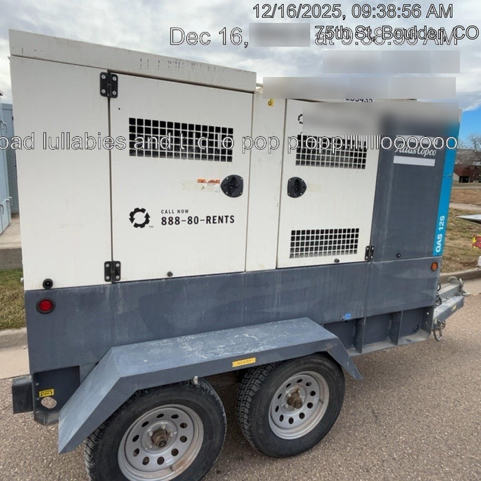 2022 ATLAS COPCO QAS 125